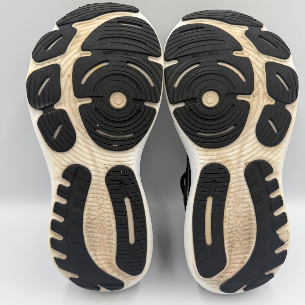Brooks Glycerin 21 Black‎ White Running Shoes Women's Size 8.5 Athletic Sneakers - Picture 8 of 10